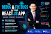 fix bugs and debug your react js app quickly and efficiently