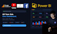 create power bi dashboard google facebook ads youtube ga4 analytics