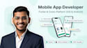 do mobile app development as a flutter developer for ios and android