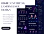design a high converting, responsive landing page or website uiux