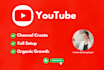 create, setup, and grow your youtube channel