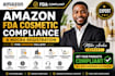 do amazon fda cosmetic compliance and mocra registration