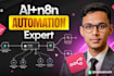 build n8n ai agent automation workflow, custom ai agents n8n