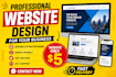 create a professional business website at low cost
