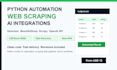 build python automation scripts and web scrapers