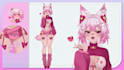 draw and rig 2d vtuber model vtuber model live2d vtuber 2d anime vtuber rigging