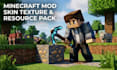 create mod minecraft, minecraft skin, minecraft texture, minecraft resource