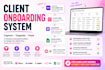 build a client onboarding system with automation