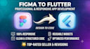 convert figma, xd, or PSD to flutter app code