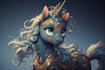 draw your pony character from your idea