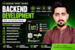 develop a scalable backend api using node js and express js