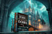 design a sci fi fantasy book cover design that sells