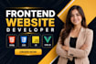 build responsive website development using html css js nodejs