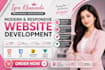 build responsive website development using html css js nodejs