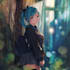 draw vtuber background art illustration in anime style