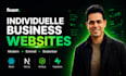 develop a modern react business website mobile responsive