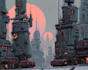 making a cyberpunk futuristic city