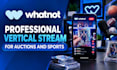 setup a professional whatnot vertical stream for auctions and sports