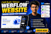 build webflow website webflow redesign webflow website development