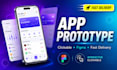 design a rapid app prototype with user flow and walkthrough video