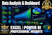 create power bi dashboards and data analysis