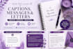 write emotional captions and custom messages