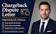 write a compelling chargeback dispute letter as a US attorney