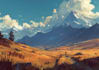 draw a natural landscape and background illustration