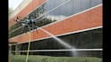 do drone cleaning website roof, window facade cleaning ads pressure washing site
