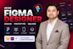 design modern uiux for mobile app, website, web app in figma