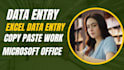 do fastest data entry, excel data entry