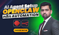 build ai agent automation with n8n openclaw clawdbot moltbot setup