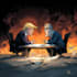 create an political cartoon art