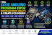 code arduino project, program esp32, do electronic circuit and create pcb design