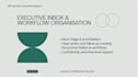 executive inbox and workflow organisation