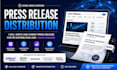 write and submit press release for pr distribution and yahoo finance
