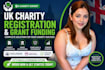 uk grant application, grant research, charity commission registration