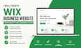 create wix business website with contact form and booking system
