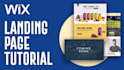 wix website, wix landing page