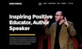keynote speaker website, public speaker website performance coach website wix