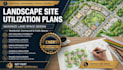 create landscape site utilization plan to maximize land space design