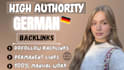 do expert link building with high quality german backlinks