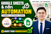 build google sheets automation using n8n workflows and apps script