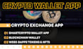 create crypto app blockchain wallet web3 dapp defi nft smart contract token