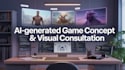 provide ai generated game concept design and visual consultation