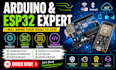 arduino programming, esp32 , iot projects, electronics prototyping, pcb design