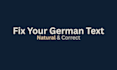 proofread and improve you german text