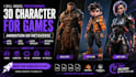 3d character 3d animation 3d metaverse for games