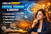 assist with urgent critical thinking and analysis