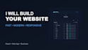 create a fast and clean business website